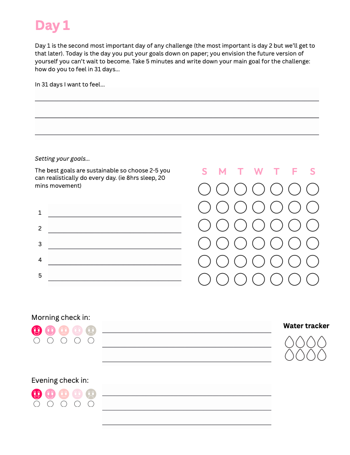 ✨ Glow Girl ✨ Habit Tracker